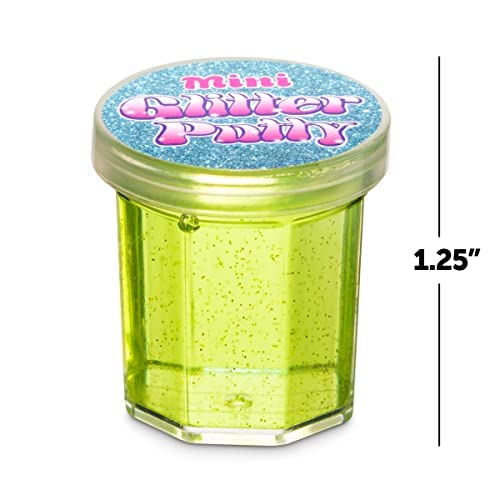 Mini Glitter Putty - (Bulk Pack of 768) Mini Slime for Kids Party Favors in Assorted Neon Rainbow Colors for Birthday Party Favor, Fidget Toys, and Prizes