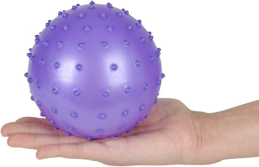 Bedwina Knobby Balls - (Pack of 30) Bulk 7 Inch Sensory Balls and Spiky Massage Stress Ball, with Pump, Fun Bouncy Ball Party Favors, Stocking Stuffers for Kids, Toddlers