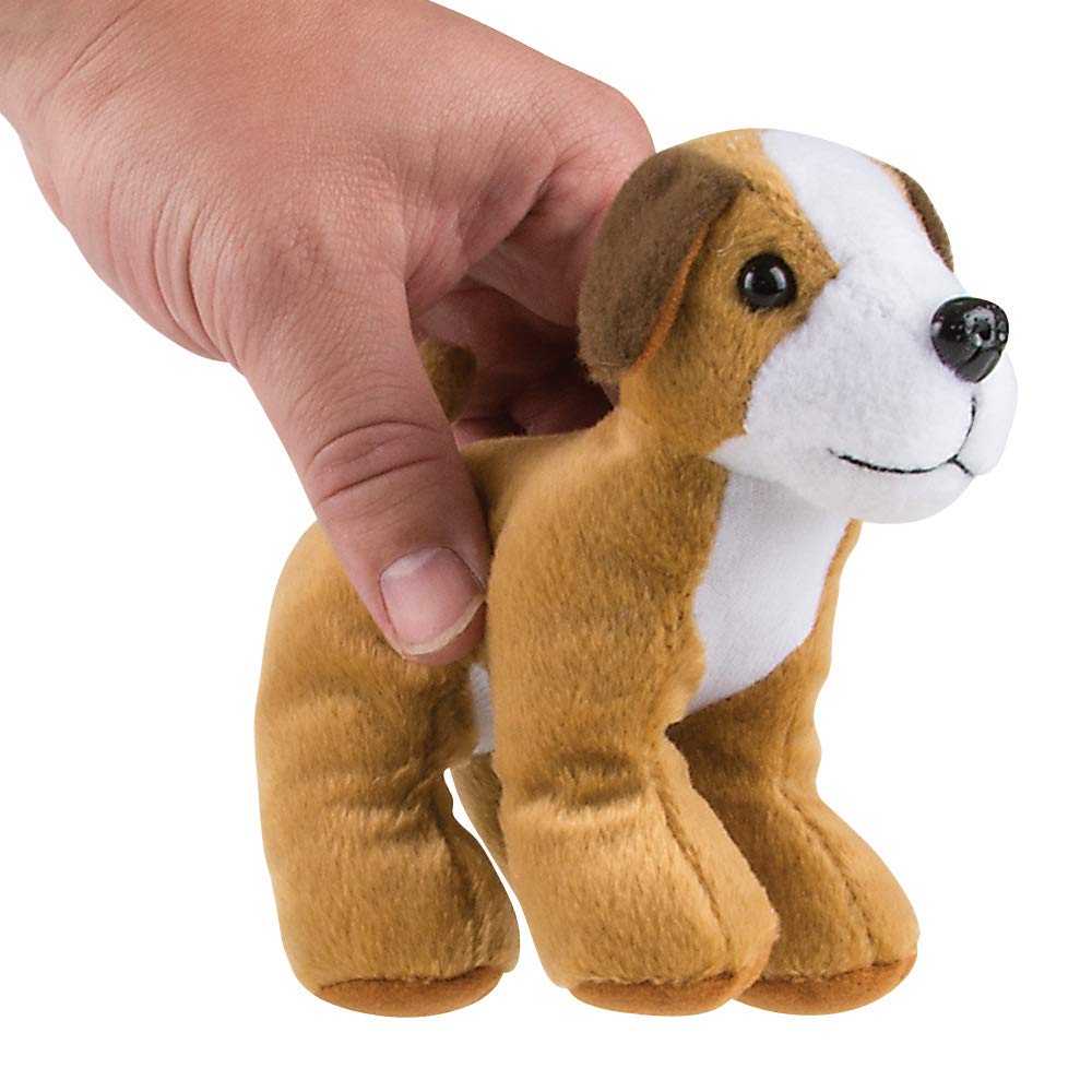 Bedwina Plush Puppy Dogs - (Pack of 36) 6 Inches Tall Stuffed Animals Bulk Assorted Puppies and Cute Stuffed Plushed Dog Puppies Assortment, Stocking Stuffers