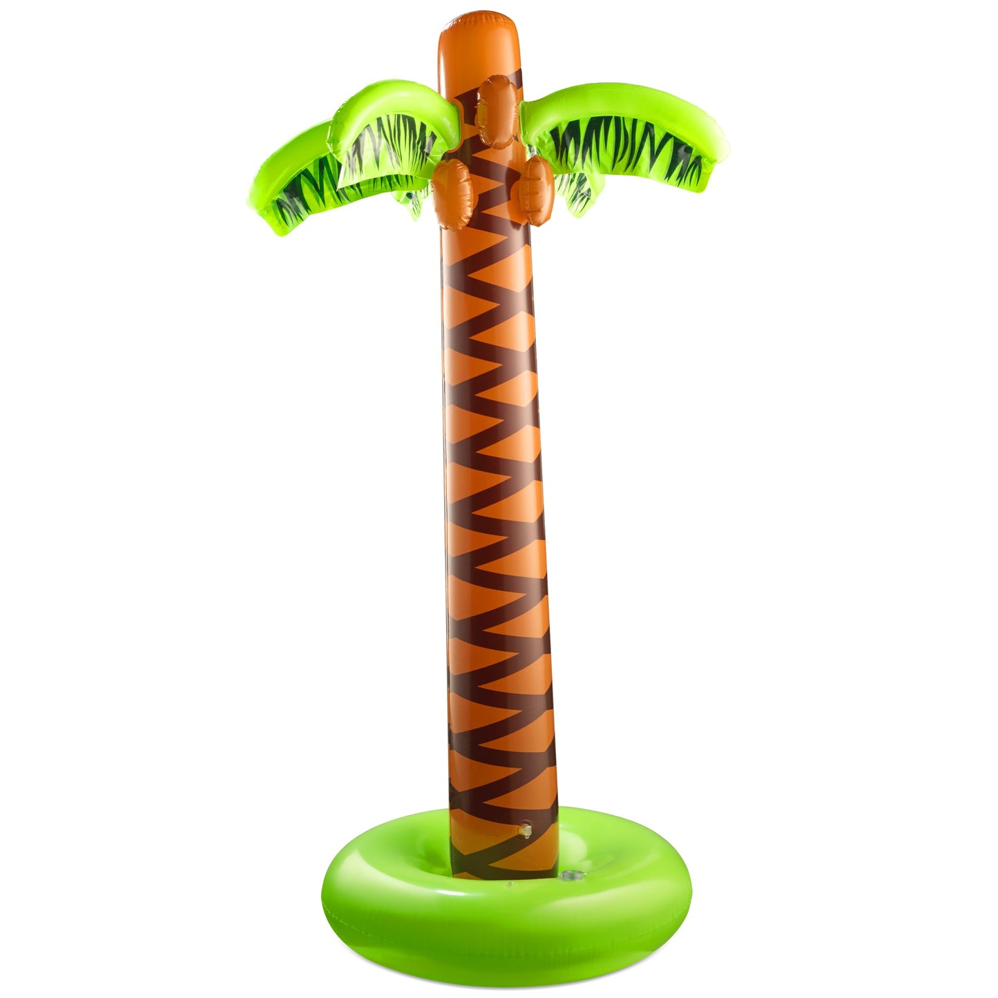 Bedwina Inflatable Palm Tree with Hand Pump - (Pack of 1) Large 5.5 Ft Blow Up Palm Trees for Hawaiian Themed Tropical Birthday, Summer Beach Backyard Party Decoration or Photo Booth Prop Accessory