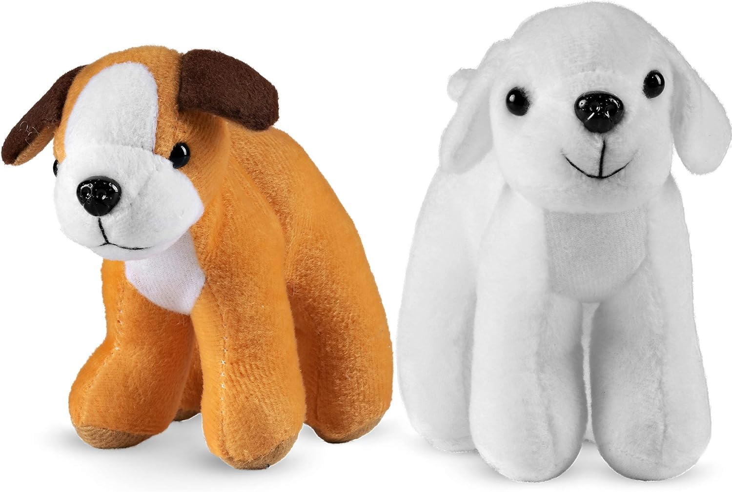Bedwina Plush Puppy Dogs - (Pack of 36) 6 Inches Tall Stuffed Animals Bulk Assorted Puppies and Cute Stuffed Plushed Dog Puppies Assortment, Stocking Stuffers