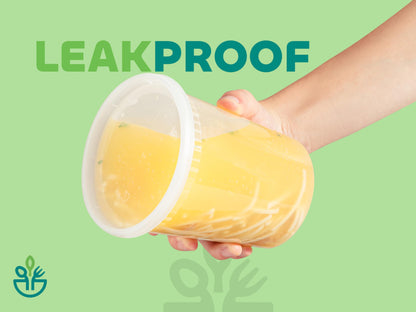 JoyServe 240-Sets Deli Containers with Lids - (120)-32oz & (120)-16oz Bulk Pack of Food Storage Take Out Containers for Restaurants, Catering, Meal Prep - Microwaveable, Reusable & BPA-Free