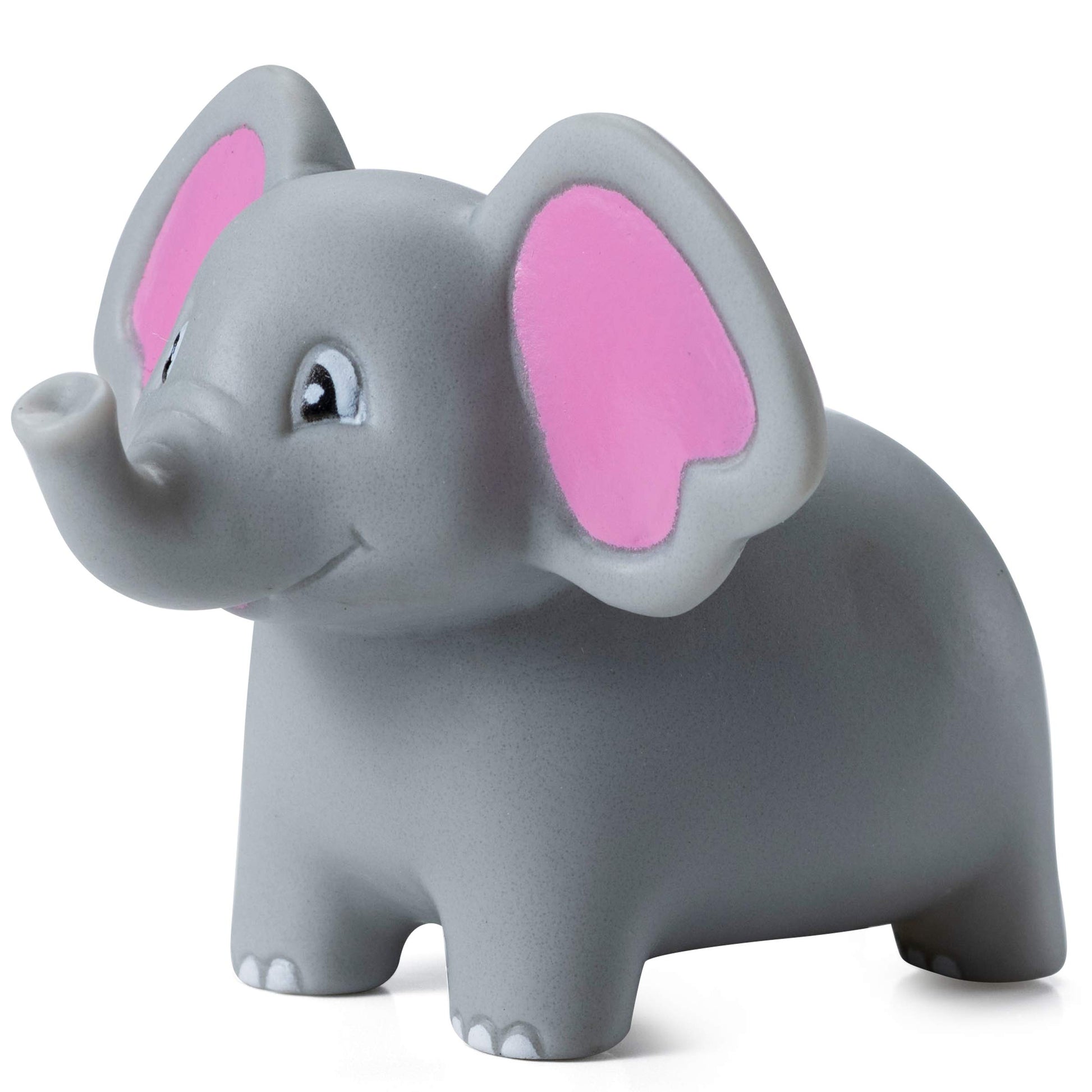 Mini Zoo Animals Bath Toys - (Pack of 12) Vinyl Rubber Jungle Safari Animal Figures, Squeezable Bath Tub Toys for Kids, Baby Shower, Birthday Party Supplies, Favors, Cake Decor, Table Decorations