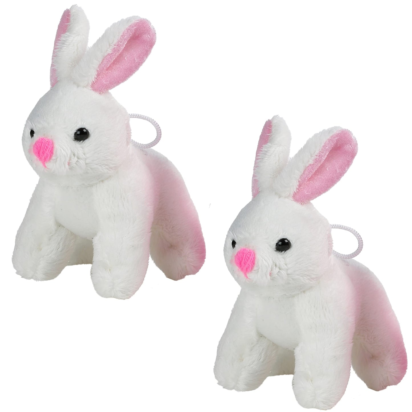 Bedwina Plush Stuffed Animals - Farm Animal Toys - (Pack of 12 Bulk) 5 Inch Soft Cuddly Plushed Cow, Pig, Bunny Rabbit, Dog, Party Favors, Gifts, Prizes for Toddlers and Kids