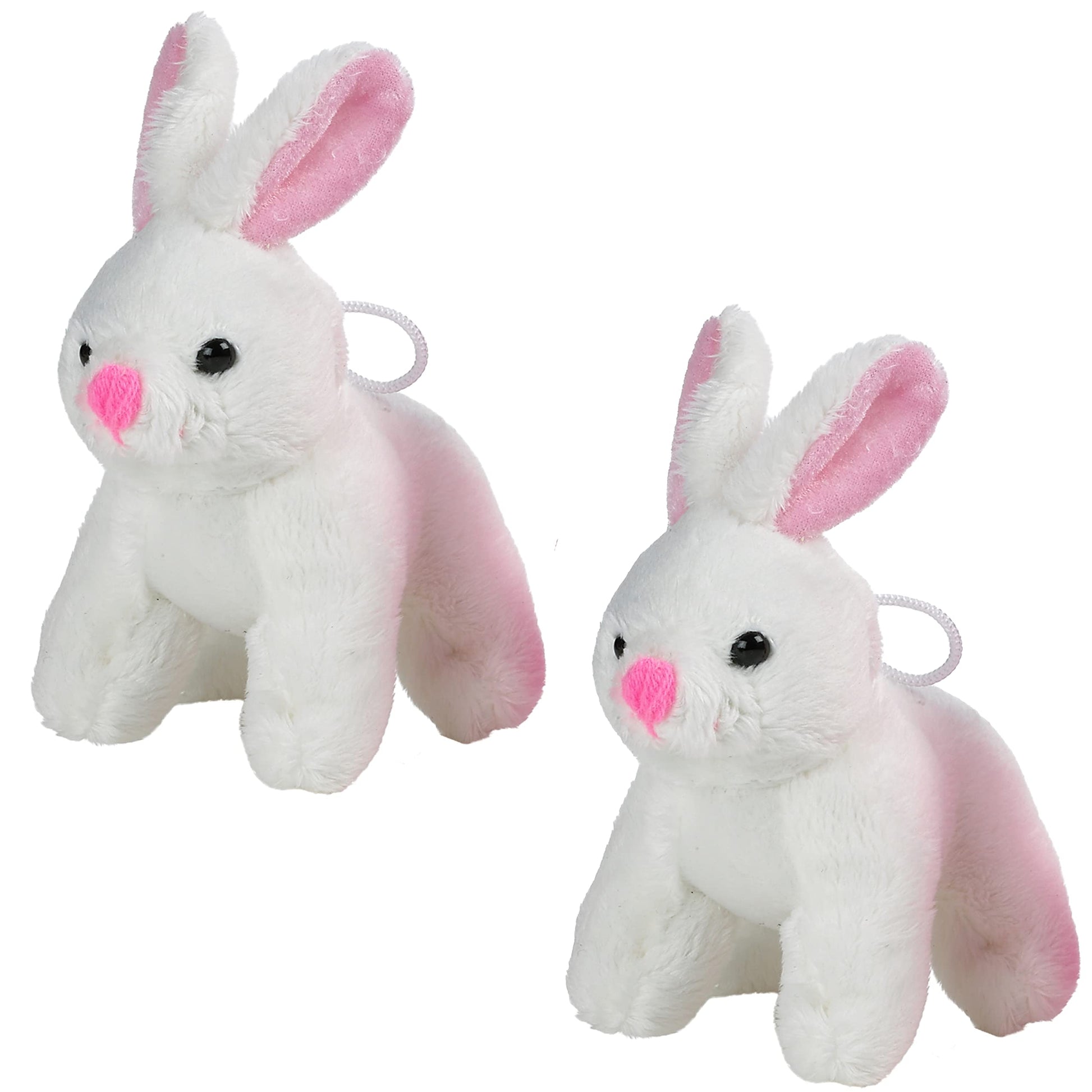 Bedwina Plush Stuffed Animals - Farm Animal Toys - (Pack of 12 Bulk) 5 Inch Soft Cuddly Plushed Cow, Pig, Bunny Rabbit, Dog, Party Favors, Gifts, Prizes for Toddlers and Kids