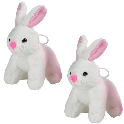 Bedwina Plush Stuffed Animals - Farm Animal Toys - (Pack of 12 Bulk) 5 Inch Soft Cuddly Plushed Cow, Pig, Bunny Rabbit, Dog, Party Favors, Gifts, Prizes for Toddlers and Kids