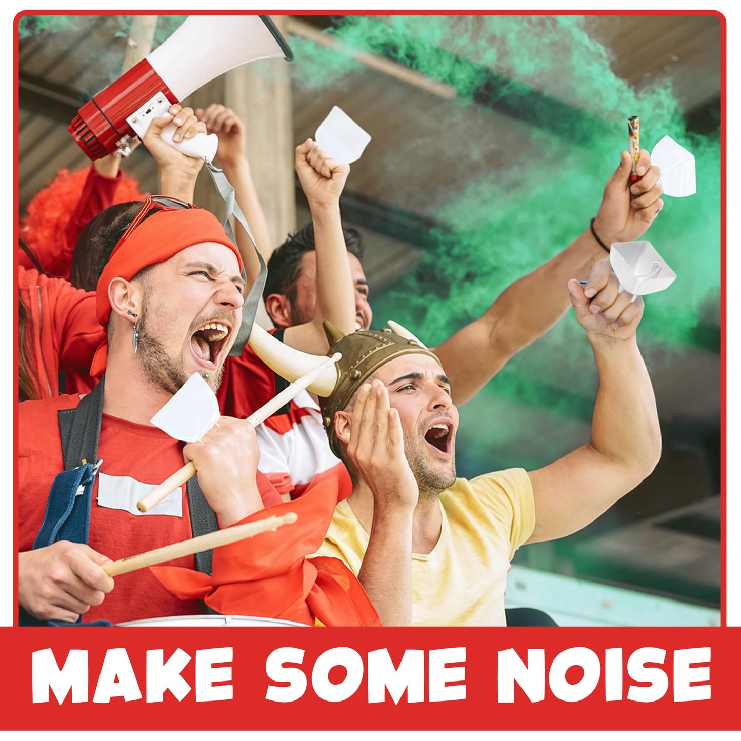 Metal Cowbells - 12 Pack, 3 Inch White Cow Bells for Sporting Events, Cheering, Spirit, Loud Cow Bell Ideal Hand Percussion Cowbells Noise Makers for Sporting Events, Football Games, and Celebrations