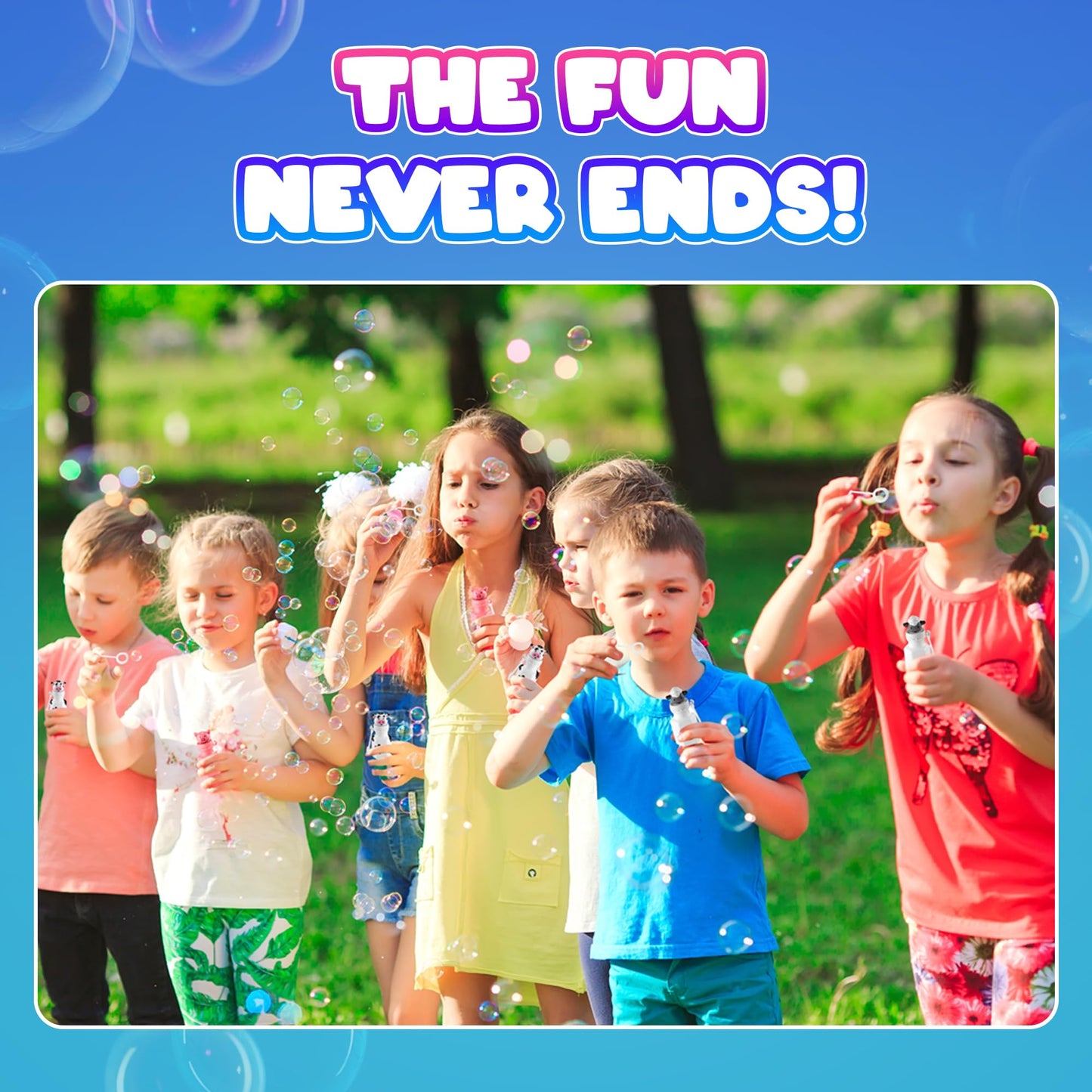 Mini Farm Animal Bubble Wands Toy Gifts for Kids - (Pack of 12) 3-Inch Barnyard Bubble Bottles, Assorted Animals for Giveaways, Prizes, Birthday Party Favors for Kids, Baby Showers, Goody Bag Toys