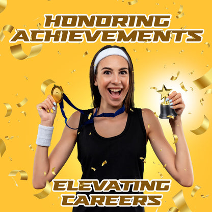 Bedwina Star Trophy Award - (Pack of 12) Bulk - 4.5 Inch Gold Trophies for Kids Awards, Choice Prizes for Adults, Winner Competitions, Sports Events, Party Decorations, Teachers and Party Favors