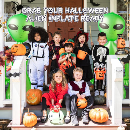 60 Inch (5 Feet) Giant Alien Inflatable - Pack of 20 - Jumbo Green Alien, for Game Prize, Alien Halloween Decorations Theme Party Favors Photo Prep & Decorations