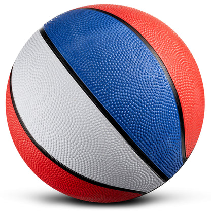 Bedwina Rubber Mini Basketball Balls for Kids 7 Inch, Size 3 Pack of 3 - Pool Basketball for Mini Hoop Outdoor & Indoor